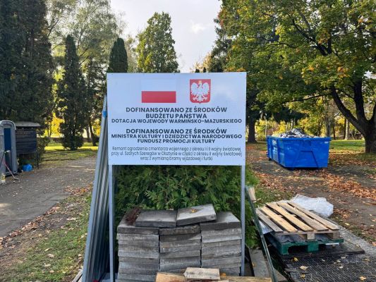 Why is that all of a sudden? In Poland, the cemetery of Soviet soldiers began to be improved